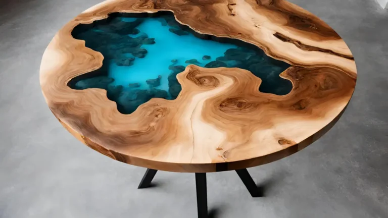 How repair resin table top