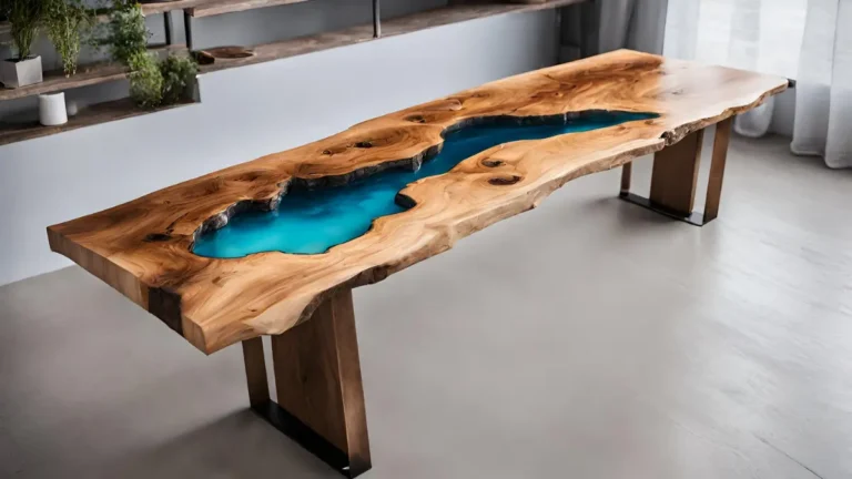 What is resin wood table