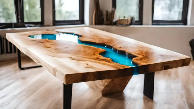 How to polish resin table top