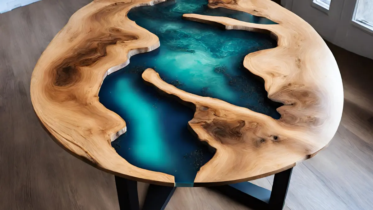 How to resin table top