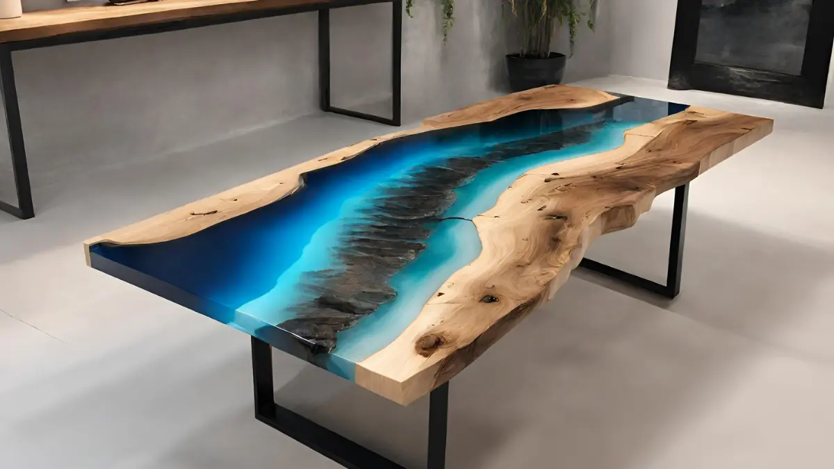 How to make river table mold