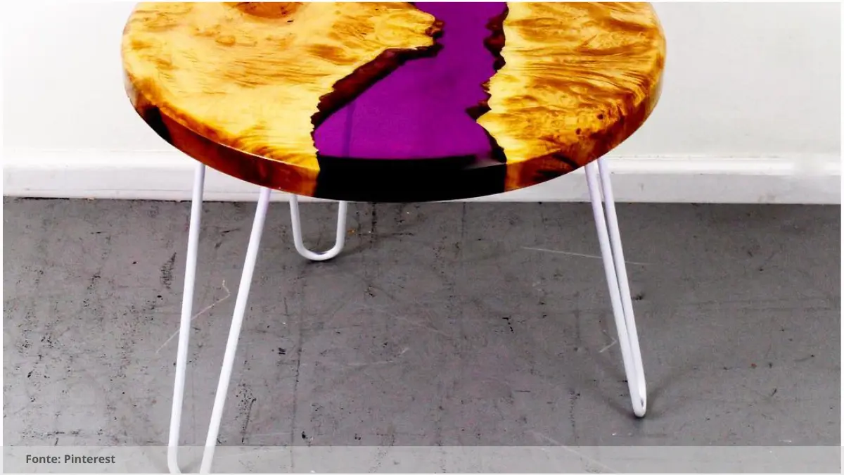 How to epoxy wood table