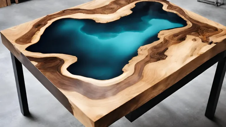 How make resin table top