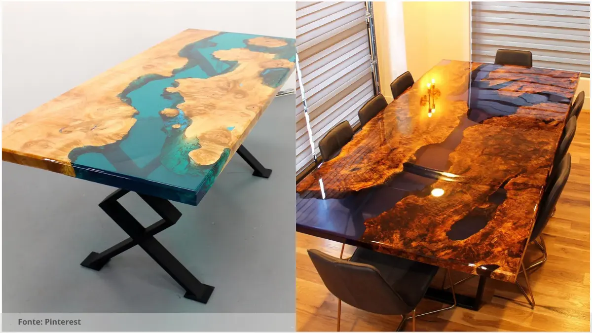 How to finish epoxy table