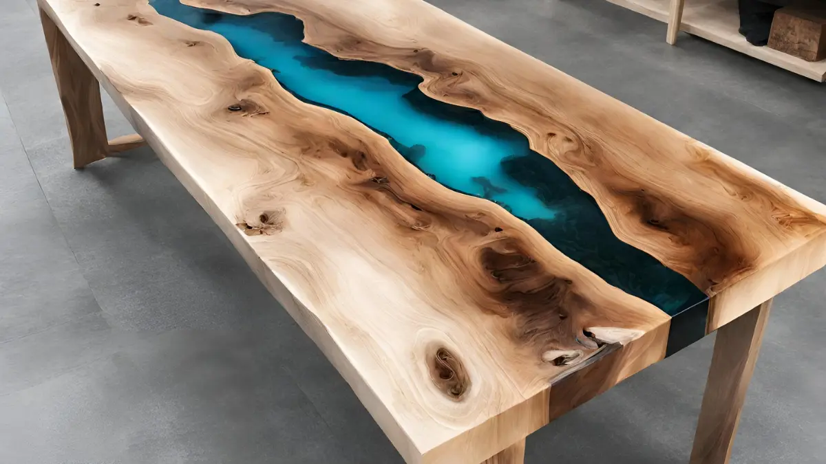 Epoxy resin table forms