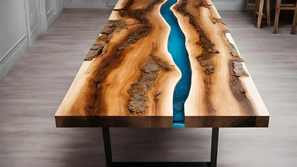 Epoxy resin table tutorial